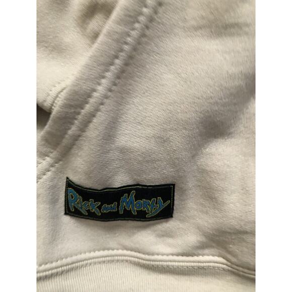 Rick And Mortuary Tan Embroidered Hood Men’s Sz Medium Nowt - Picture 5 of 16